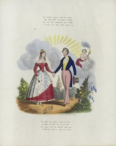 Carte de Saint-Valentin britannique avec une image d