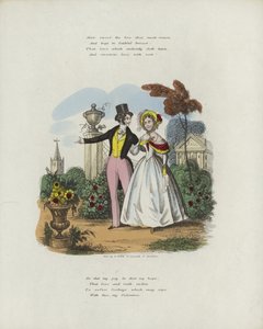 Carte de Saint-Valentin britannique avec une image d