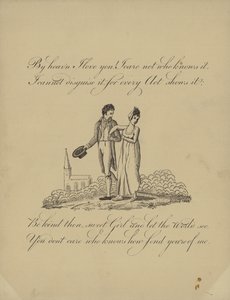 Carte de Saint-Valentin britannique avec une image d