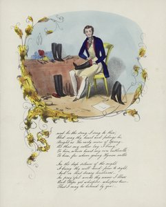 Carte de Saint-Valentin britannique avec une image d