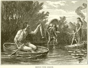 Britons avec coracle - English School
