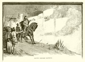 Brutus devant Xanthus - English School