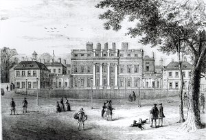 Buckingham House en 1775, de 