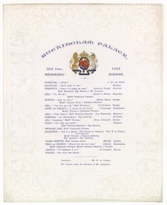 Concert au palais de Buckingham, 23 juin 1869 - English School