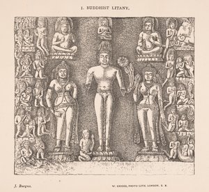 Litanie bouddhiste, des temples de grottes de l