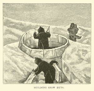 Construction de huttes de neige - English School
