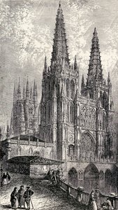 Cathédrale de Burgos, Burgos, Espagne, de 