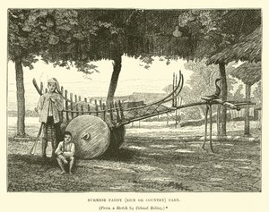 Chariot birman de riz ou de campagne - English School
