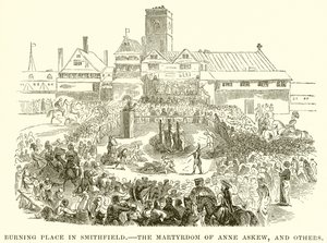 Palais en feu à Smithfield. Le martyre d