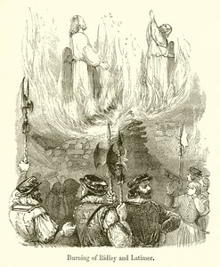Brûlage de Ridley et Latimer - English School