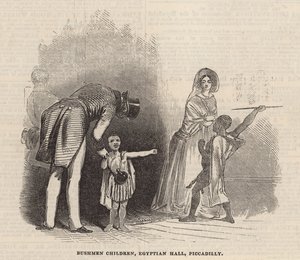 Enfants Bushman, Egyptian Hall