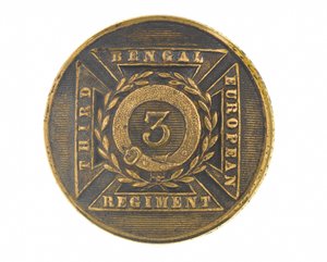 Bouton, officier, 3e Régiment Européen du Bengale, 1854-1861