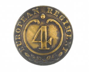Bouton, autres grades, 4e Régiment Européen du Bengale, 1855-1861
