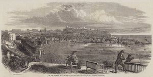 Au bord de la mer, baie de Scarborough - English School