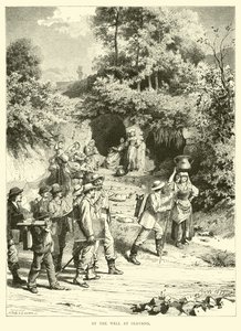 Près du puits à Olevano