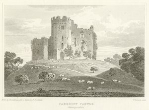 Château de Caerdiff, Glamorganshire - English School