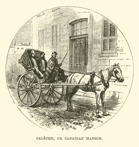 Calèche, ou Hansom canadien