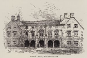 Cambridge : Bibliothèque Pepysian, Magdalene College - English School