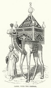 Chameau avec le Mahmal (gravure) - English School