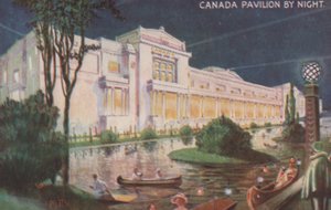 Pavillon du Canada de nuit, Exposition de l