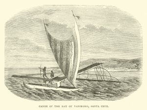Canoë de la baie de Vanikoro, Santa Cruz
