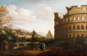 Vue capricieuse du Forum romain, c.1760