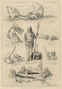 Le voyage du capitaine Boyton de Westminster à Greenwich - English School