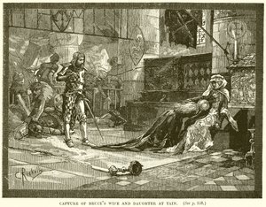 Capture de la femme et de la fille de Bruce à Tain