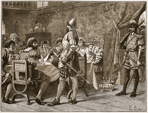 Capture des FitzGerald, illustration de Cassells Illustrated History of England