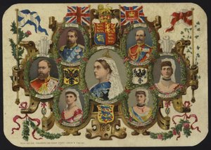 Carte célébrant le Jubilé de la Reine Victoria de 1887
