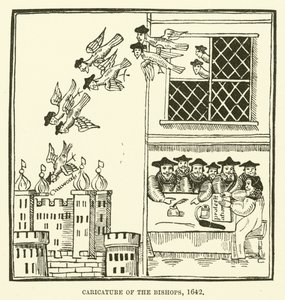 Caricature des évêques, 1642 - English School