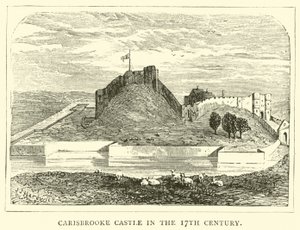 Château de Carisbrooke au XVIIe siècle - English School