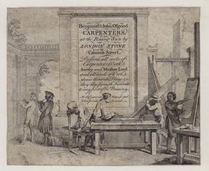 Charpentiers, Benjamin et John Osgood, carte de visite - English School