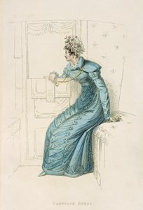 Robe de voiture, planche de mode de Ackermanns Repository of Arts - English School