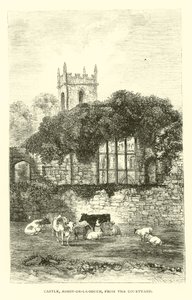 Château, Ashby-de-la-Zouch, depuis la Cour - English School