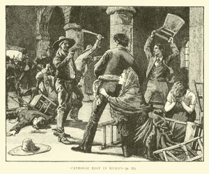 Émeute catholique au Mexique