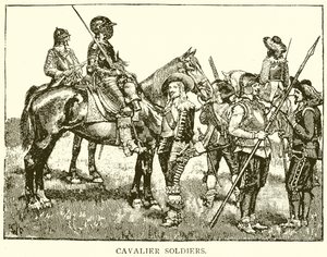 Soldats cavaliers - English School