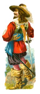 Cavalier du temps du roi Charles I - English School