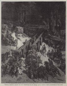 "Cèdres du Liban destinés à la Construction du Temple," Une des Illustrations de la Bible par Gustave Doré - English School