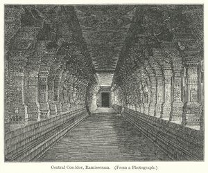 Corridor central, Ramisseram (gravure) - English School