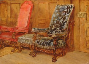 Chaises dans un couloir