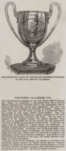 Coupe de défi offerte par les compagnies des impôts intérieurs des volontaires de la fonction publique (gravure)