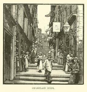 Les escaliers Champlain - English School