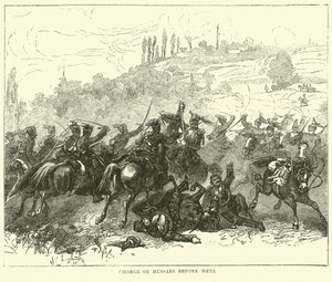 Charge des hussards avant Metz