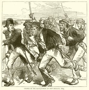 Charge des Blue-Jackets à la Nouvelle-Orléans, 1815