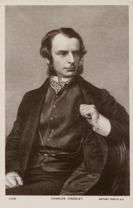 Charles Kingsley (1819-1875), ecclésiastique, historien et romancier anglais (litho) - English School