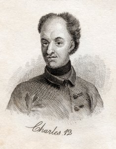 Charles XII, roi de Suède, du Dictionnaire historique de Crabb, publié en 1825 - English School