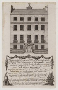 Chimistes et pharmaciens, M. John Hayman, carte de visite