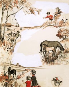 Enfants et poneys - English School