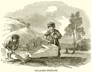 Enfants berçant